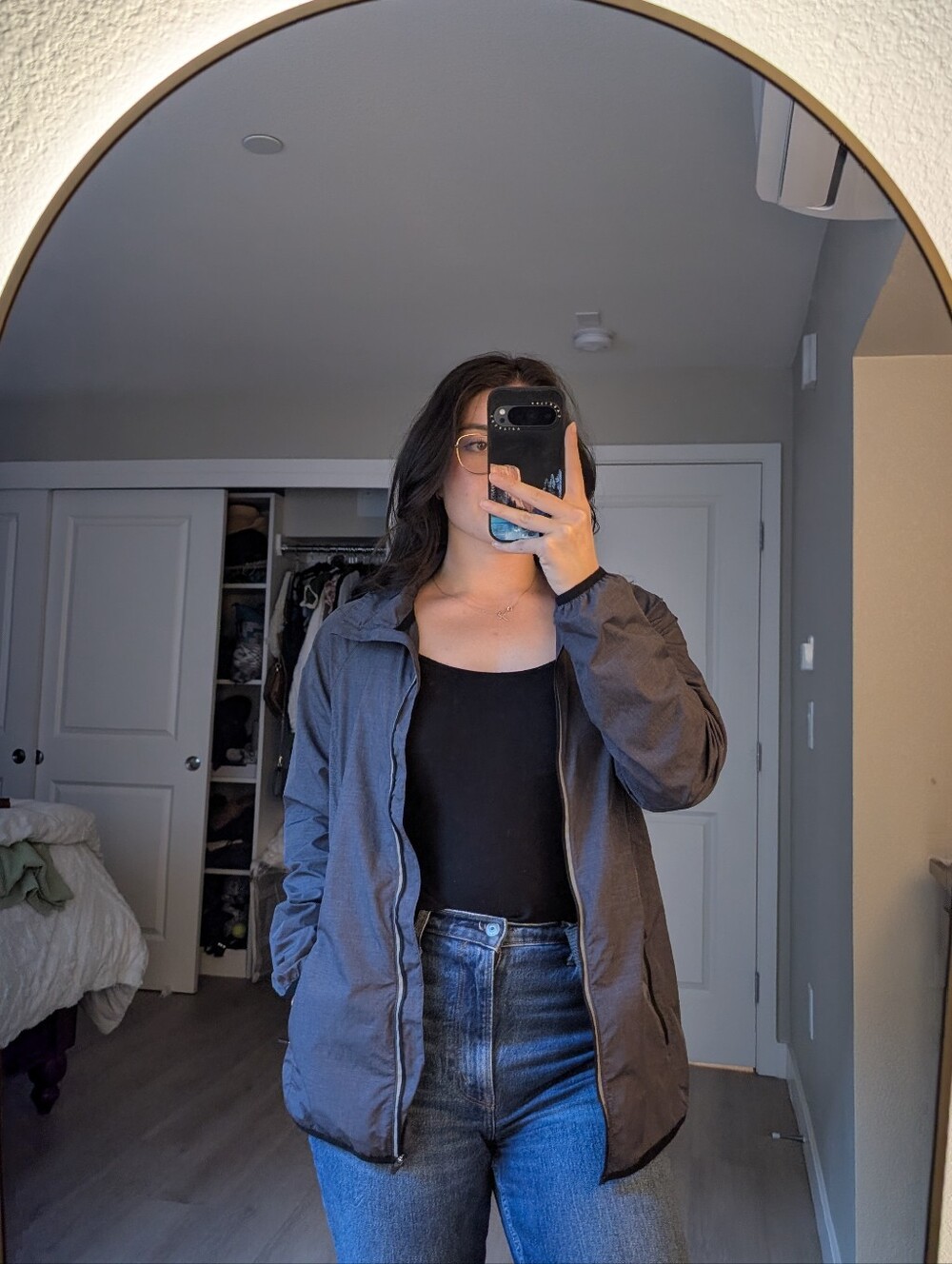 Classic Women's Lightweight Jacket, Gray